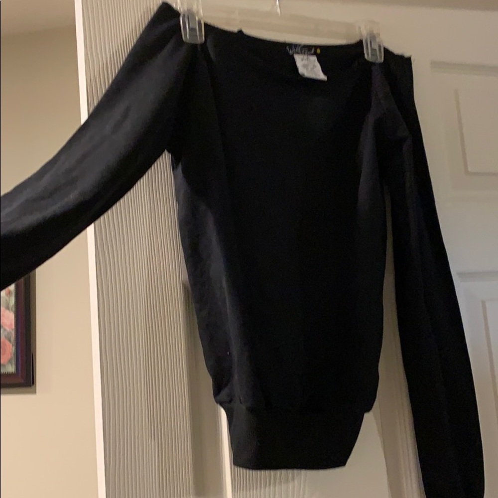 Off the shoulder sweatshirt